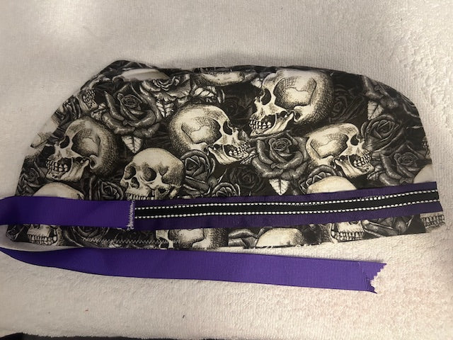 Colorful Skull Scrub Caps