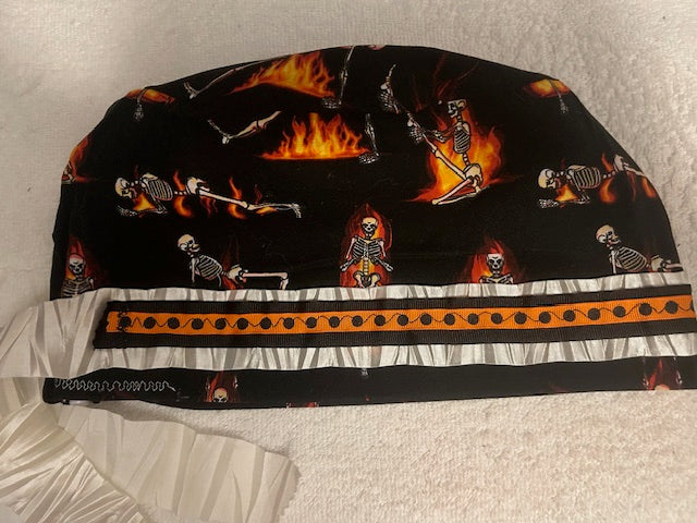 Colorful Skull Scrub Caps