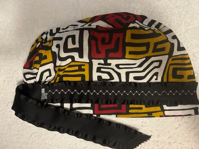 African Print Scrub Cap