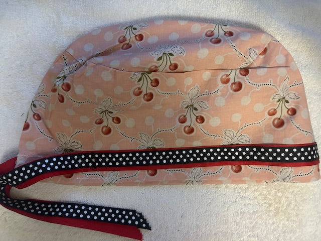 Spring Garden Floral Scrub Caps