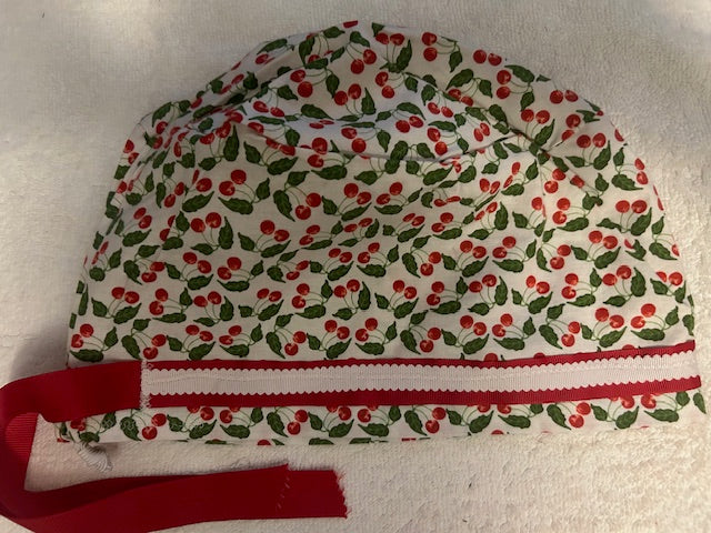 Spring Garden Floral Scrub Caps