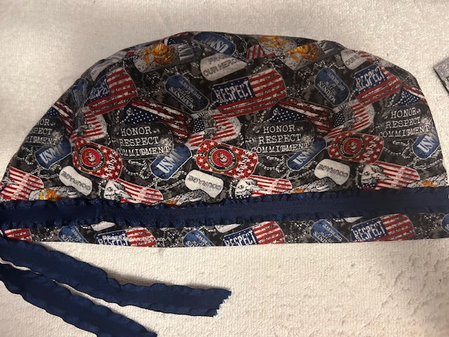 Military Pride Scrub Caps | USA Army Inspired