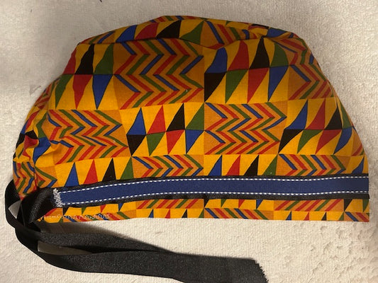 African Print Scrub Cap