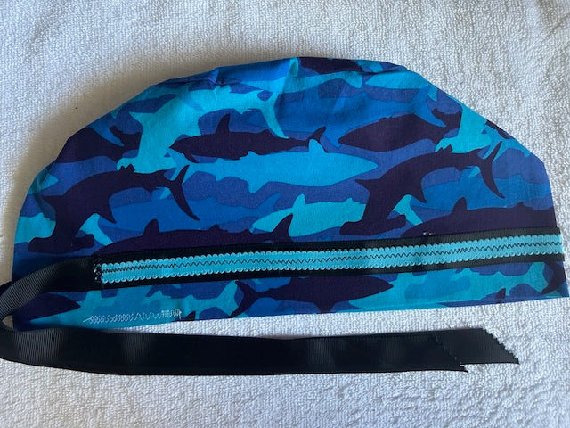 Shark Zone Scrub Caps