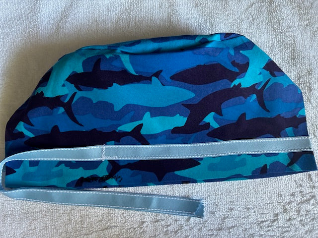 Shark Zone Scrub Caps