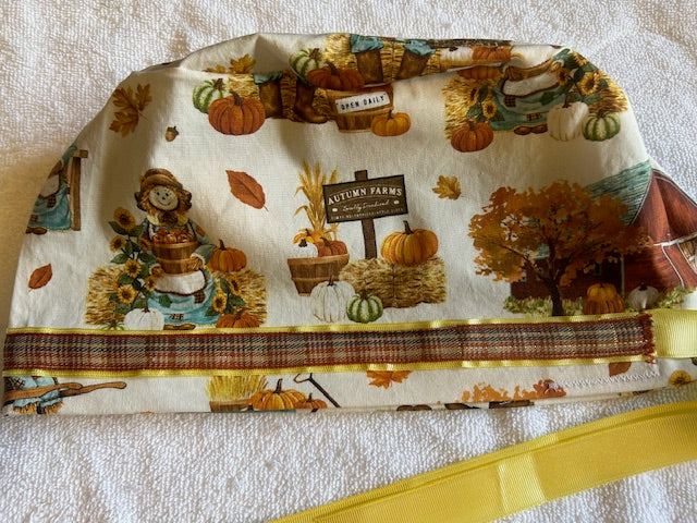 Sunflower & Autumn Harvest Scrub Caps