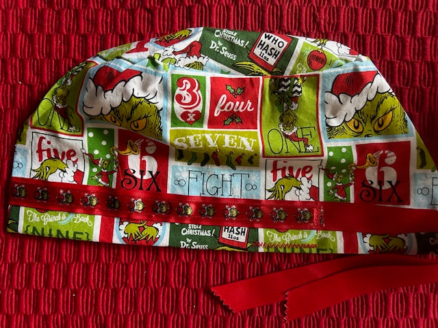 Holiday Cheer Scrub Caps