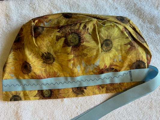 Sunflower & Autumn Harvest Scrub Caps