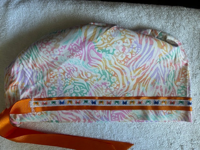 Pastel Safari Scrub Caps