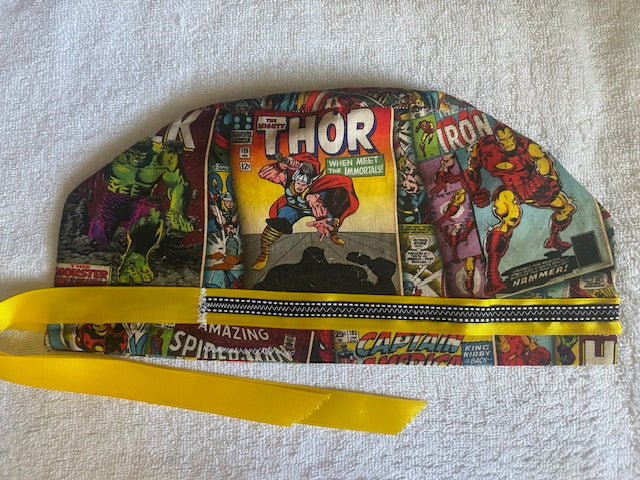 Pop Culture Heroes Scrub Caps