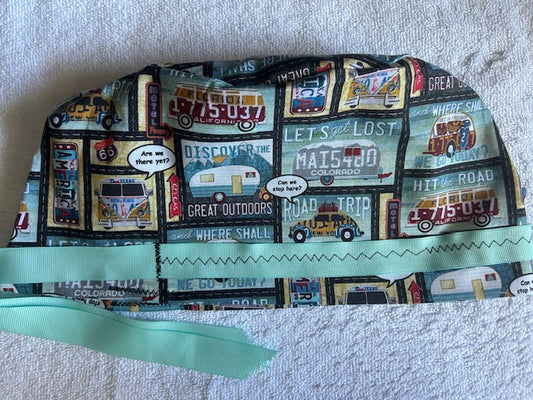 Adventure Awaits Scrub Caps