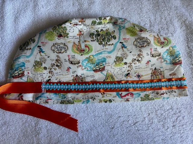 Adventure Awaits Scrub Caps